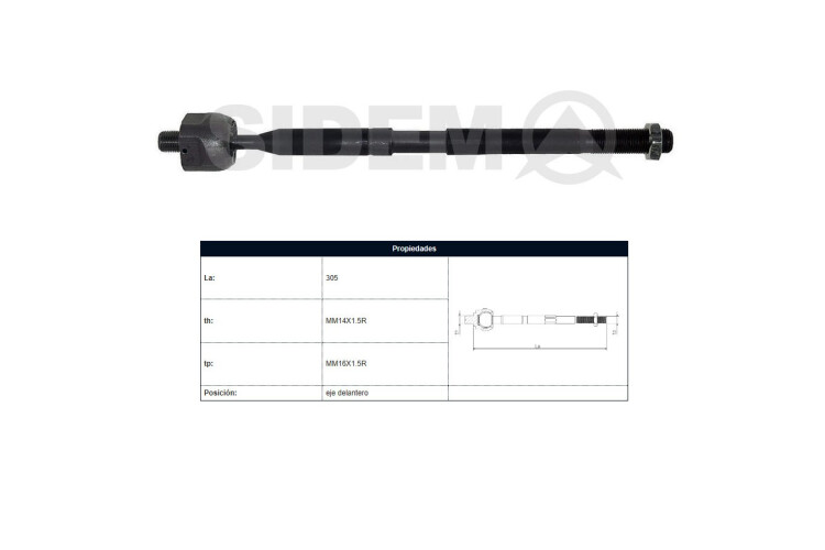 Mate Toyota Hilux 15-25 Der/Izq Mate Toyota Hilux 15-25 Der/Izq