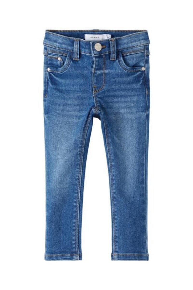 Jeans Skinny - Medium Blue Denim 