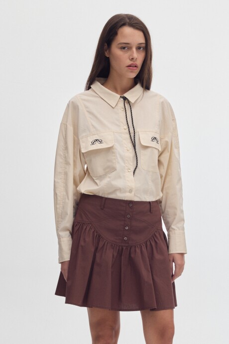 Camisa Idol Silky Cream