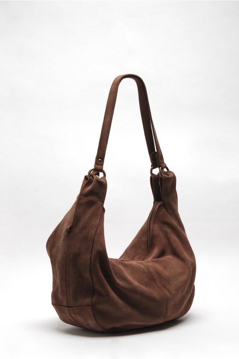 Bolso Roma Gamuza Marron