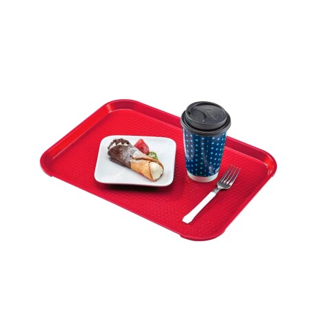 Bandeja autoservicio 30x41 cm Polipropileno Rojo Bandeja autoservicio 30x41 cm Polipropileno Rojo