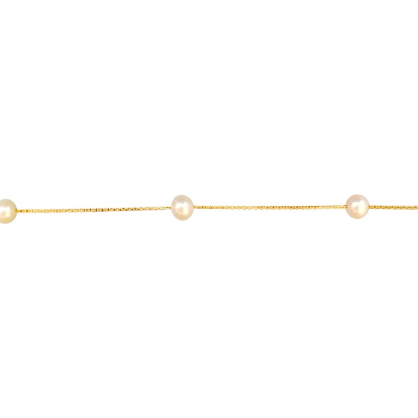 Pulsera Perlas-Oro bajo-Con Perla-PU8070 conpiedra