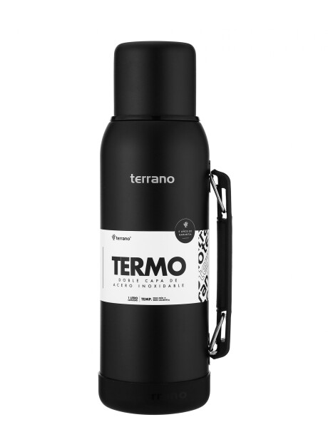 Termo Premium 1lt. Con base de Silicona Negro Opaco
