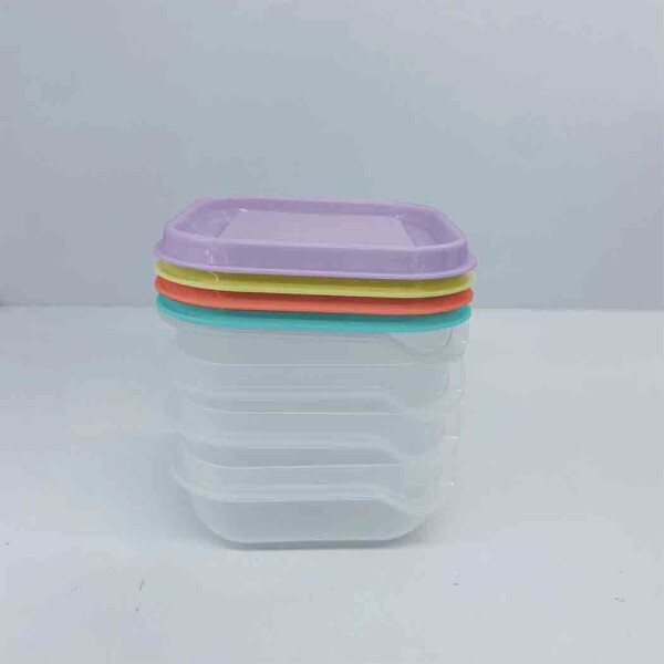 Contenedor alimentos 4pcs multicolor