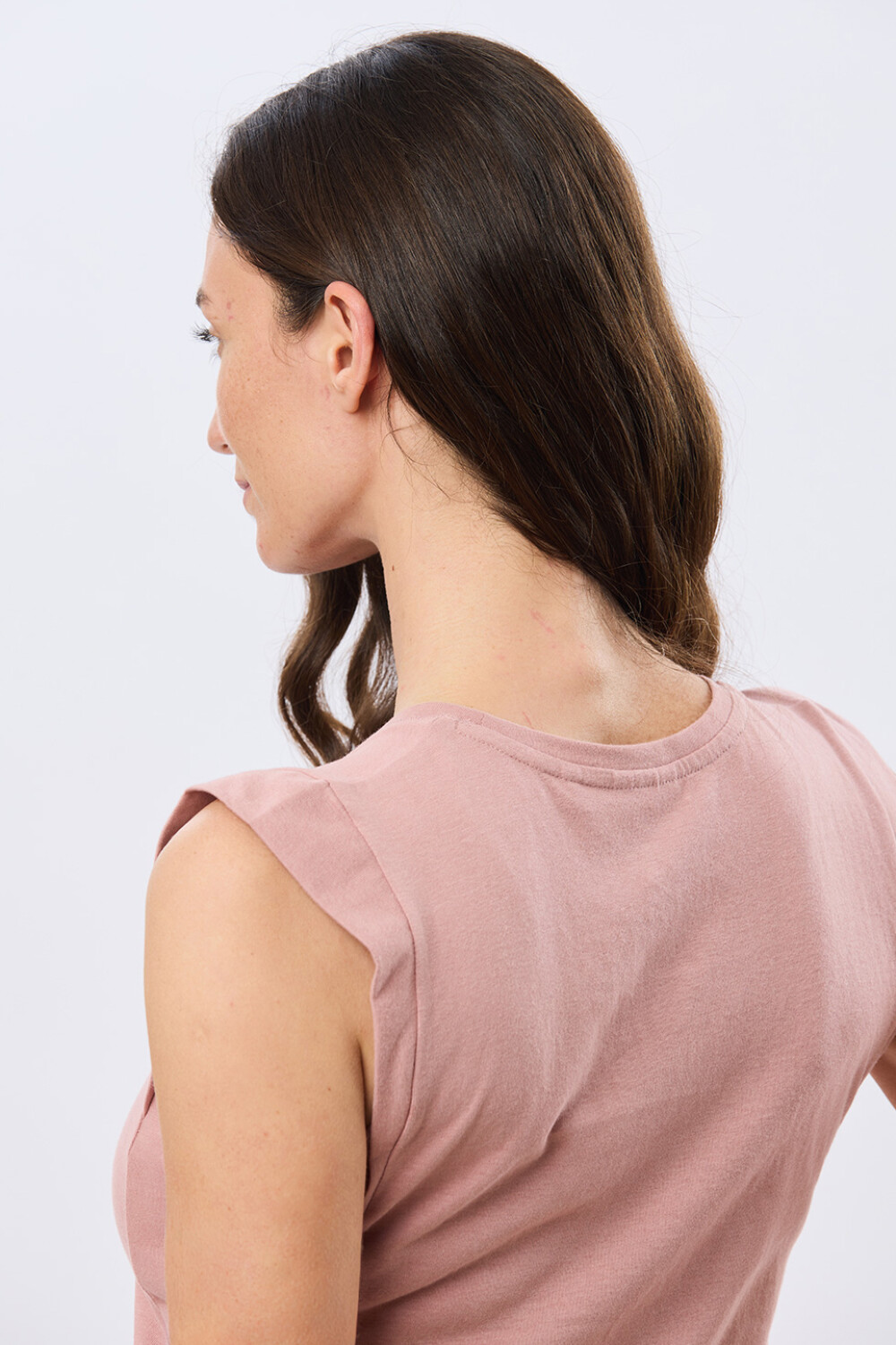 REMERA LISA DE ALGODÓN Rosado