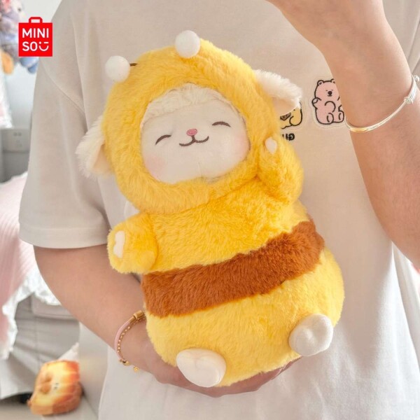 Peluche corderito disfraz abeja
