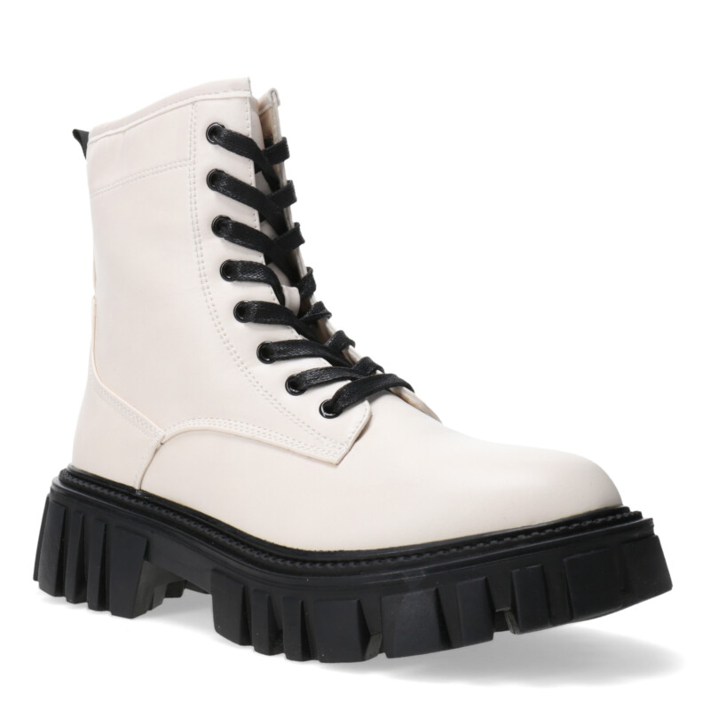 Bota de Mujer Miss Carol borcego ROFI con cinta atras Blanco