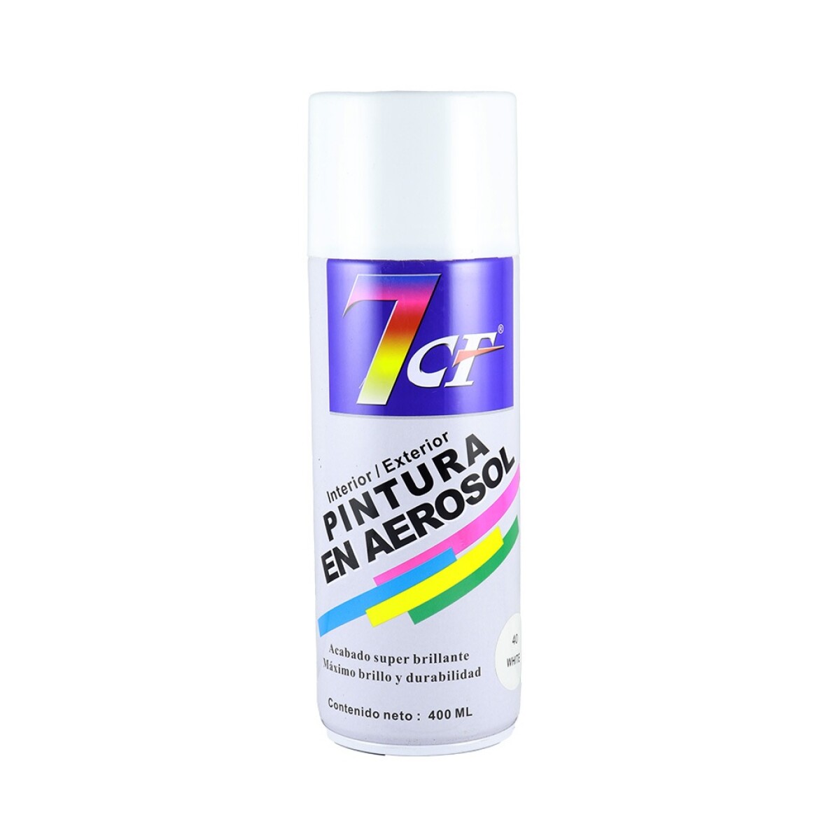 Esmalte aerosol Blanco Brillante 7CF 