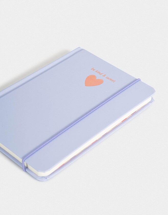 Anotadores Cuadernos y Memos Liso Cuaderno A6 Tapa Dura Con Stamping - Violeta Lila