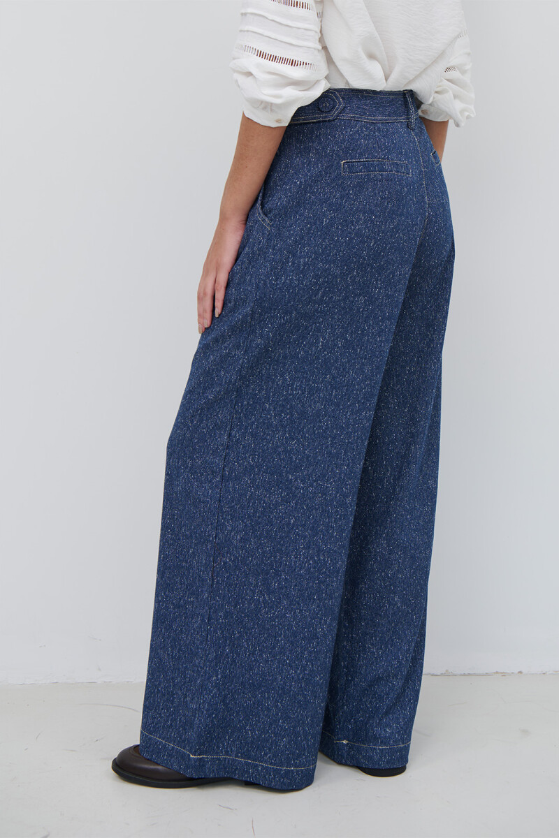 PANTALON MINI ESPIGA AZUL