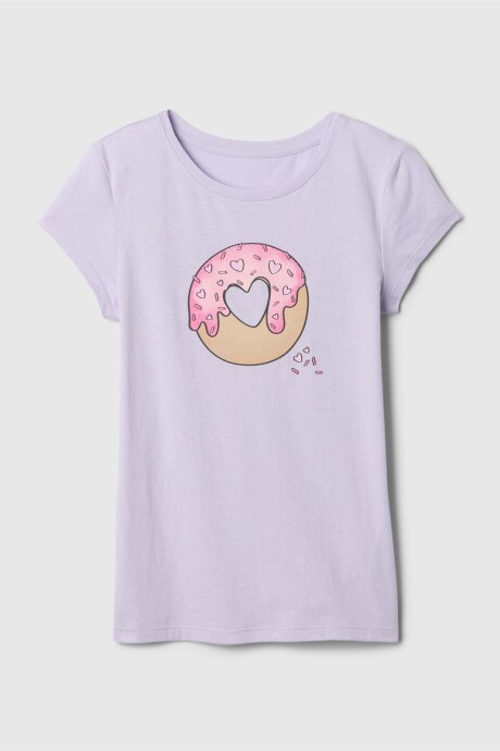 Remera Gráfico Niña Perfumed Lilac