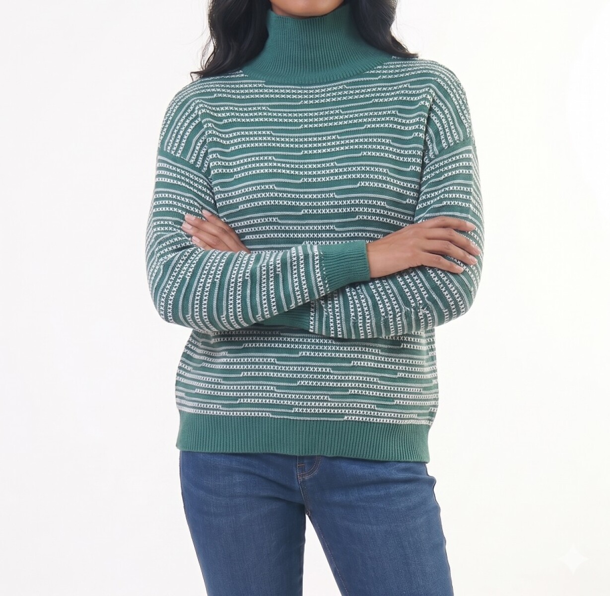 CHERRY SWEATER - GREEN 