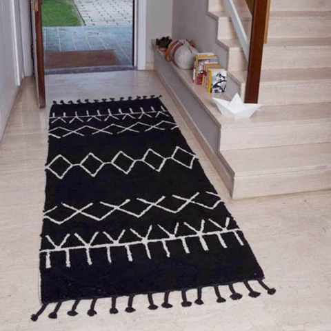 Alfombra caminero lavable - Bereber Black Alfombra caminero lavable - Bereber Black