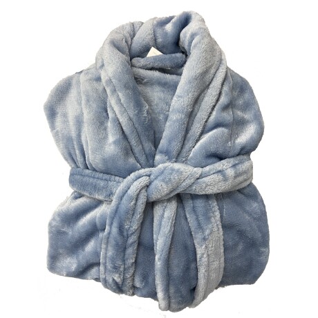 Bata de baño Bed Line Dohler Talle M Azul Piedra
