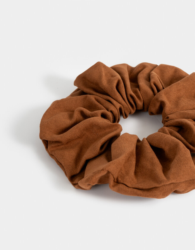 Skunzies XL Maxi Scrunchie Marrón - Marron Medio