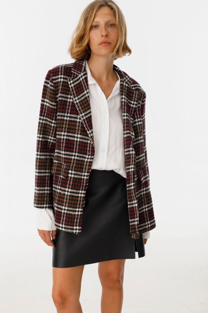 Blazer Monaco Bordeaux/Camel