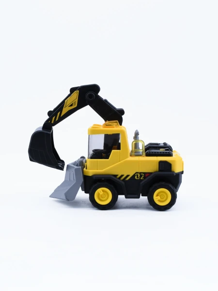 CAMION EXCAVADOR AMARILLO