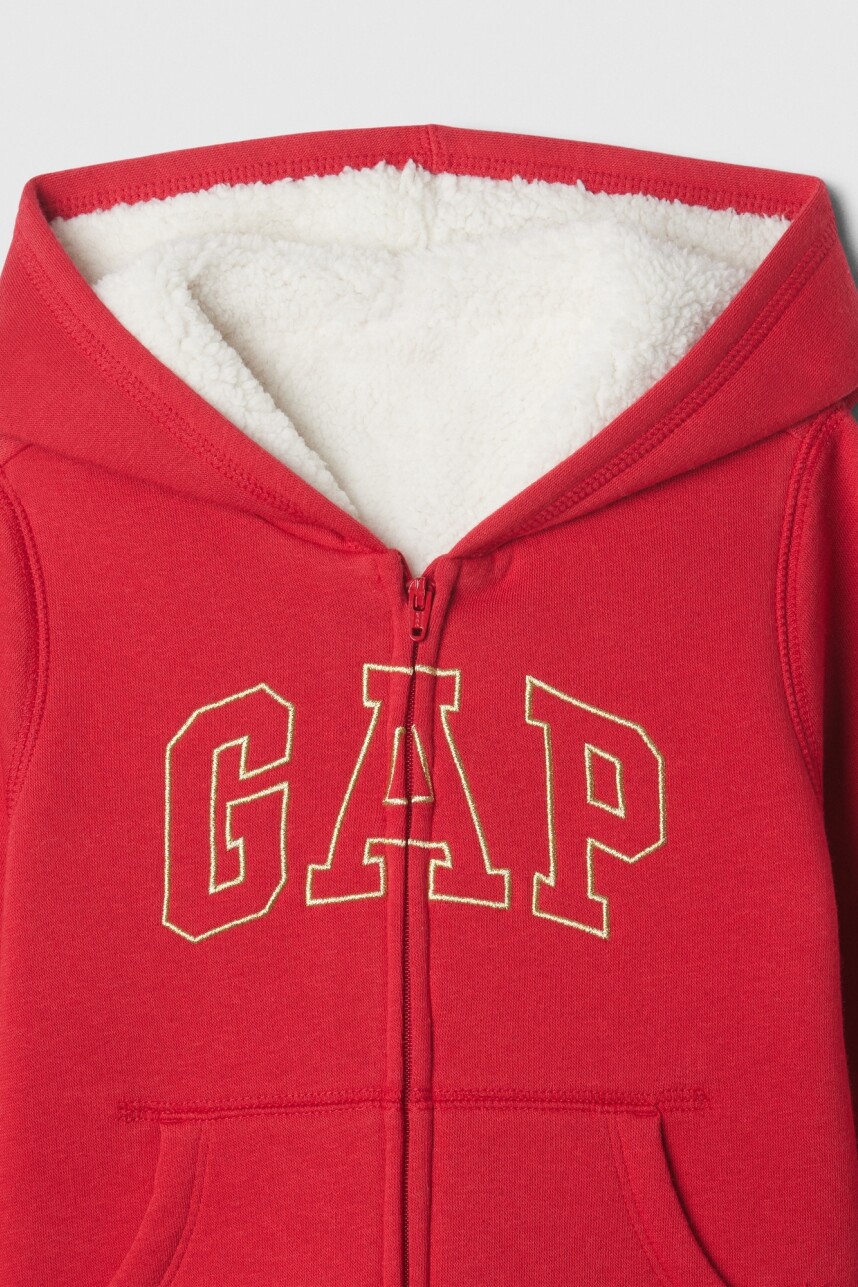 Canguro Con Corderito Logo Gap Toddler Niña Modern Red