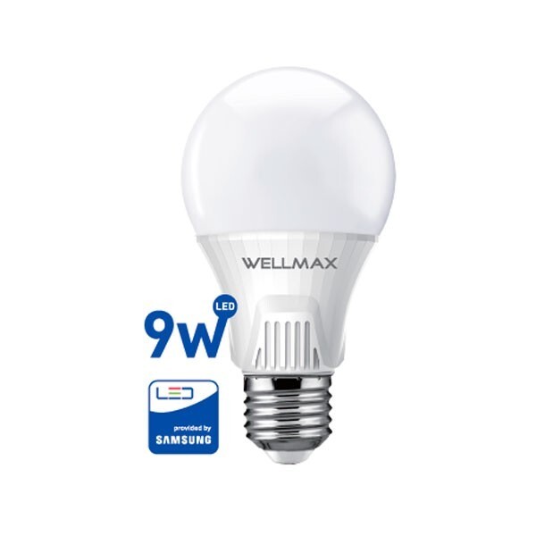 Lampara Led Standard 9W - E27 Luz Fría Wellmax Lampara Led Standard 9W - E27 Luz Fría Wellmax