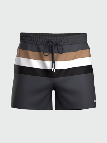 BOSS - Short Bañador Logo Lateral Alta Automática