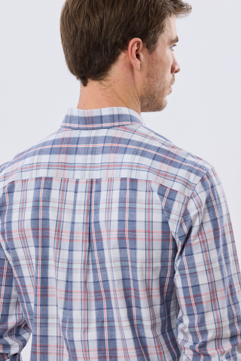 CAMISA CUADROS - Rojo 