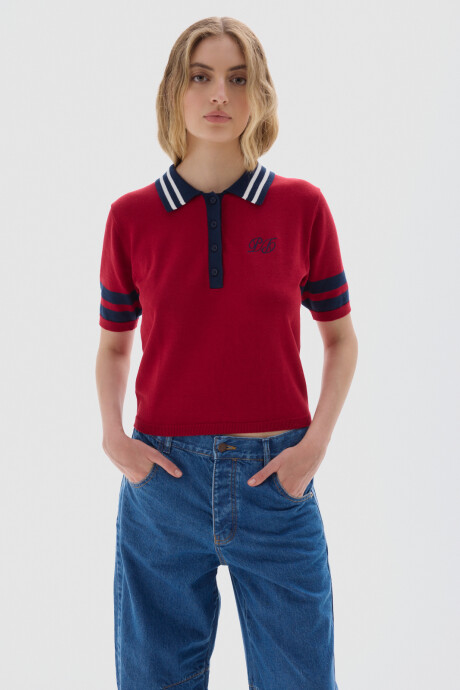 T-shirt Polo Ker Cherry