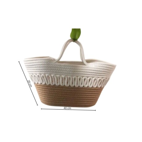 Bolso de mano Seamix Beige