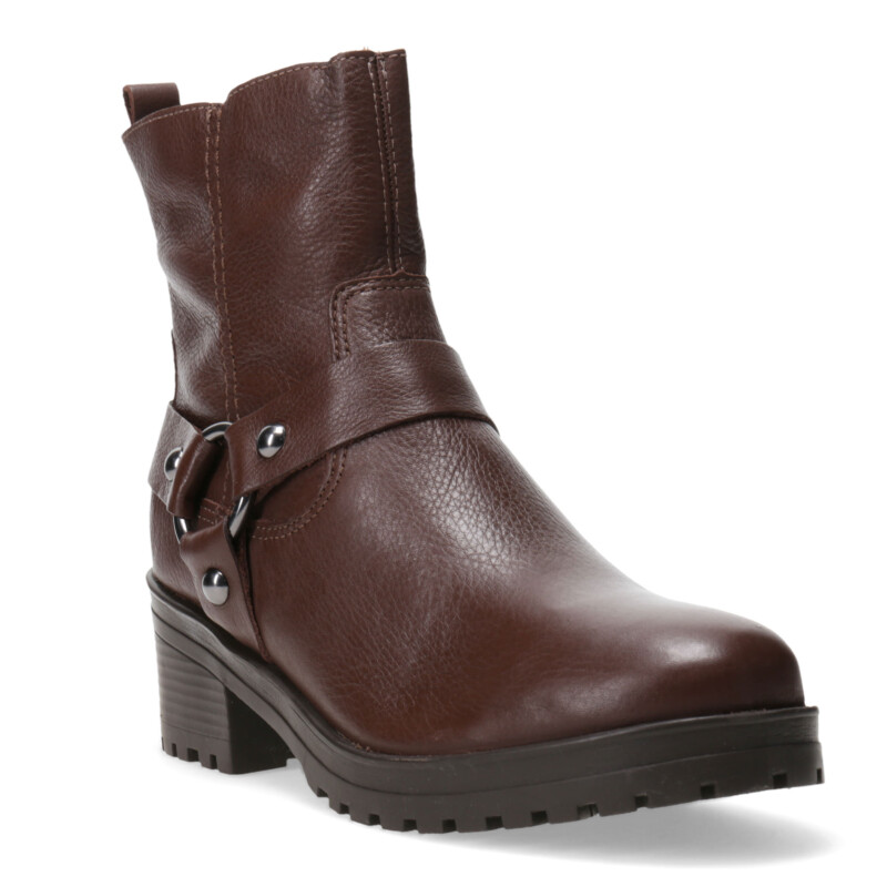 Botas de Mujer Bottero con hebilla en lateral Marrón Madera