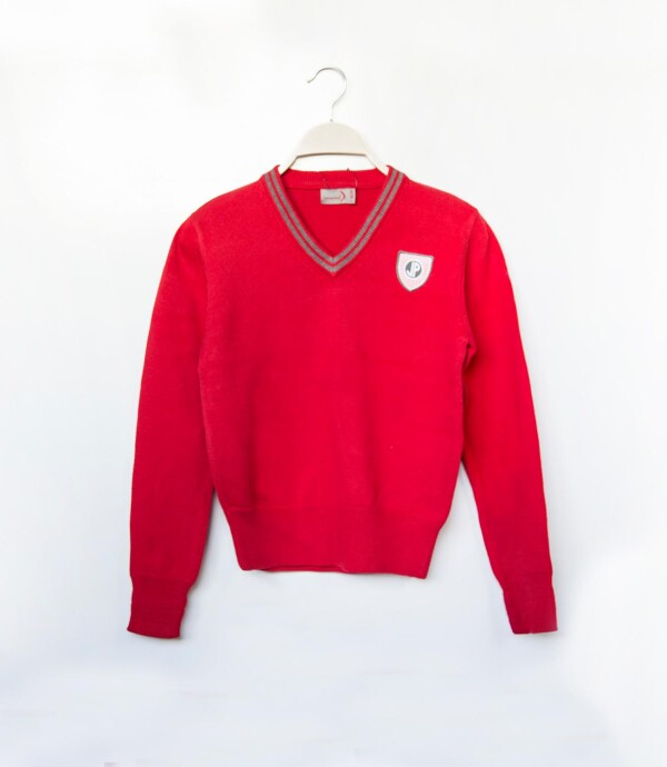 Sweater escote V Jean Piaget Red