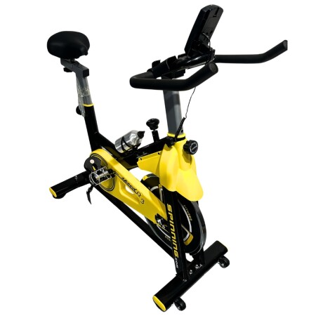 Bicicleta estática de spinning EVOPRO 8kg Amarillo