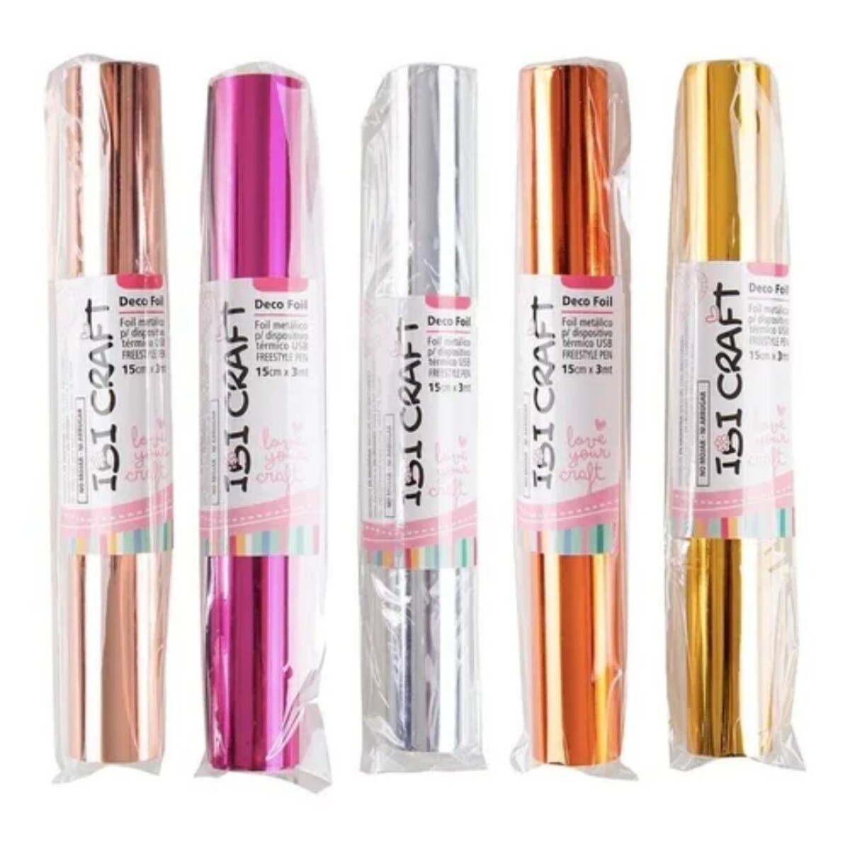 Rollo de papel termotransferible foil - Gold 