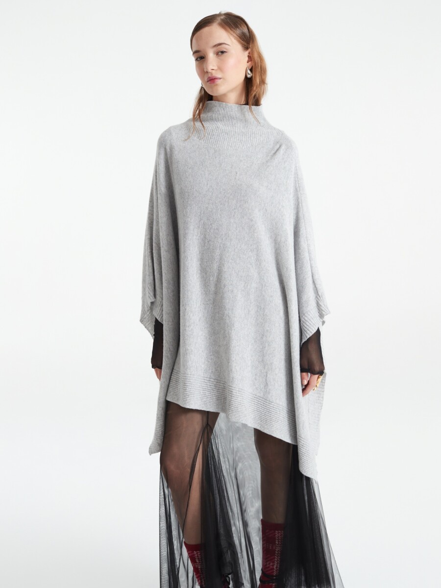 PONCHO TEJIDO 