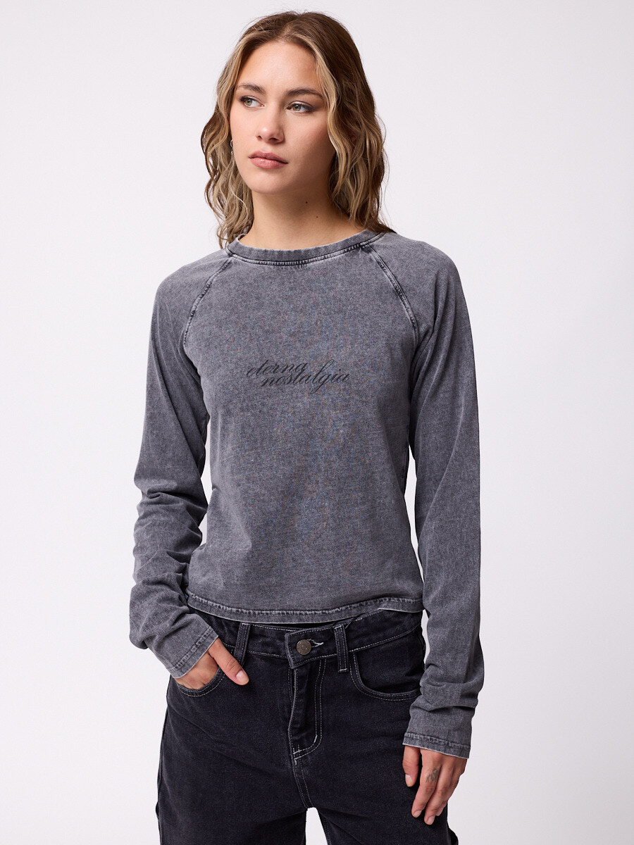 T-SHIRT M/L LEPAN DIXIE Gris Oscuro