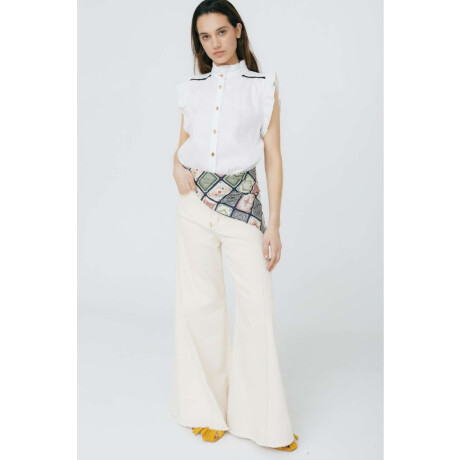 PRE VENTA BLUSA CEREZA Blanco