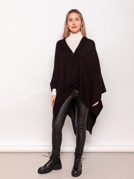 PONCHO CARMENCITA Negro
