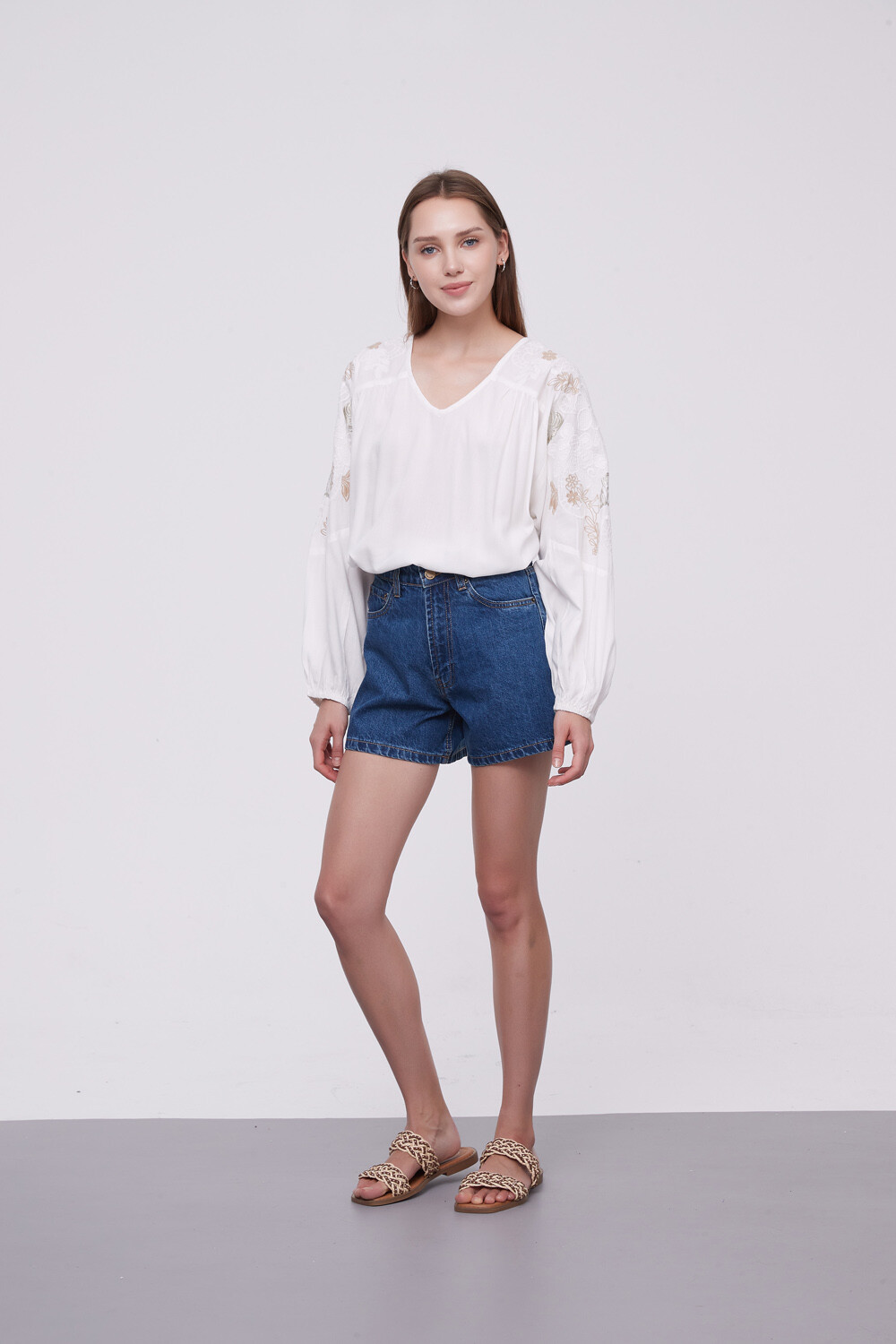 Short Mariho Azul Medio