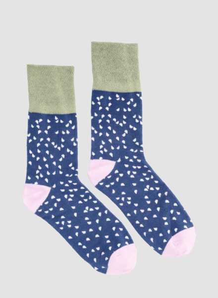 Medias de algodón con diseño con sujecion suave en puño Variante 35