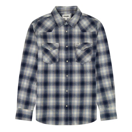 Camisa Wrangler de Hombre - WESTERN - 112357398BLUESHADOW ELD