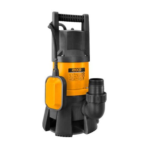 Bomba de plástico sumergible 1000W p/agua turbia ING0294