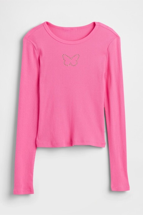 Remera Rib Niña Love Letter