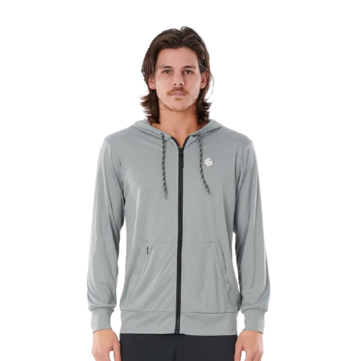 Lycra Rip Curl SEARCH SURFLITE HOOD Gris 