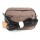 Bandolera Canva Osaka beige con compartimentos funcionales Beige