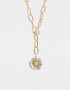 Collares Largos Con flores Collar Largo Con Margarita - Combinacion Bicolor