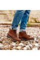 BOTA PEGADA BORCEGO CUERO 181003 Marron