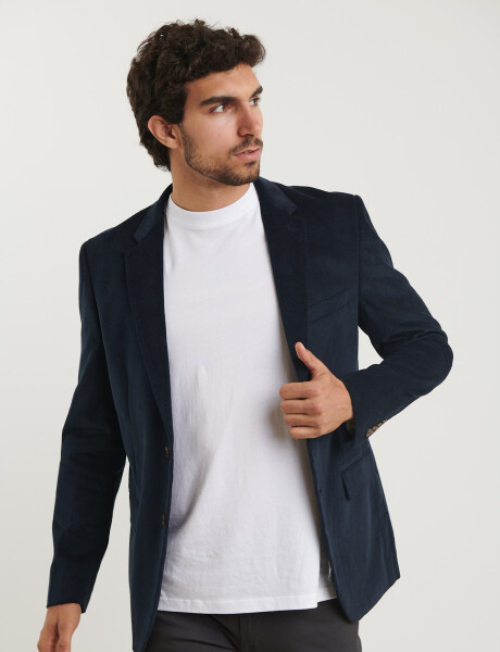 110470 SACO HARRINGTON LABEL Azul Oscuro