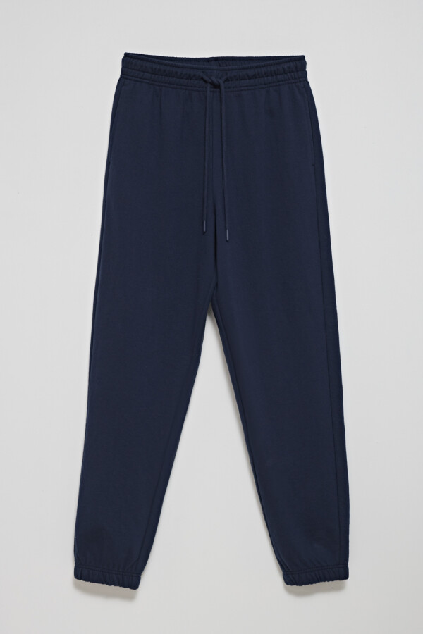Pantalón deportivo con elástico Azul Marino