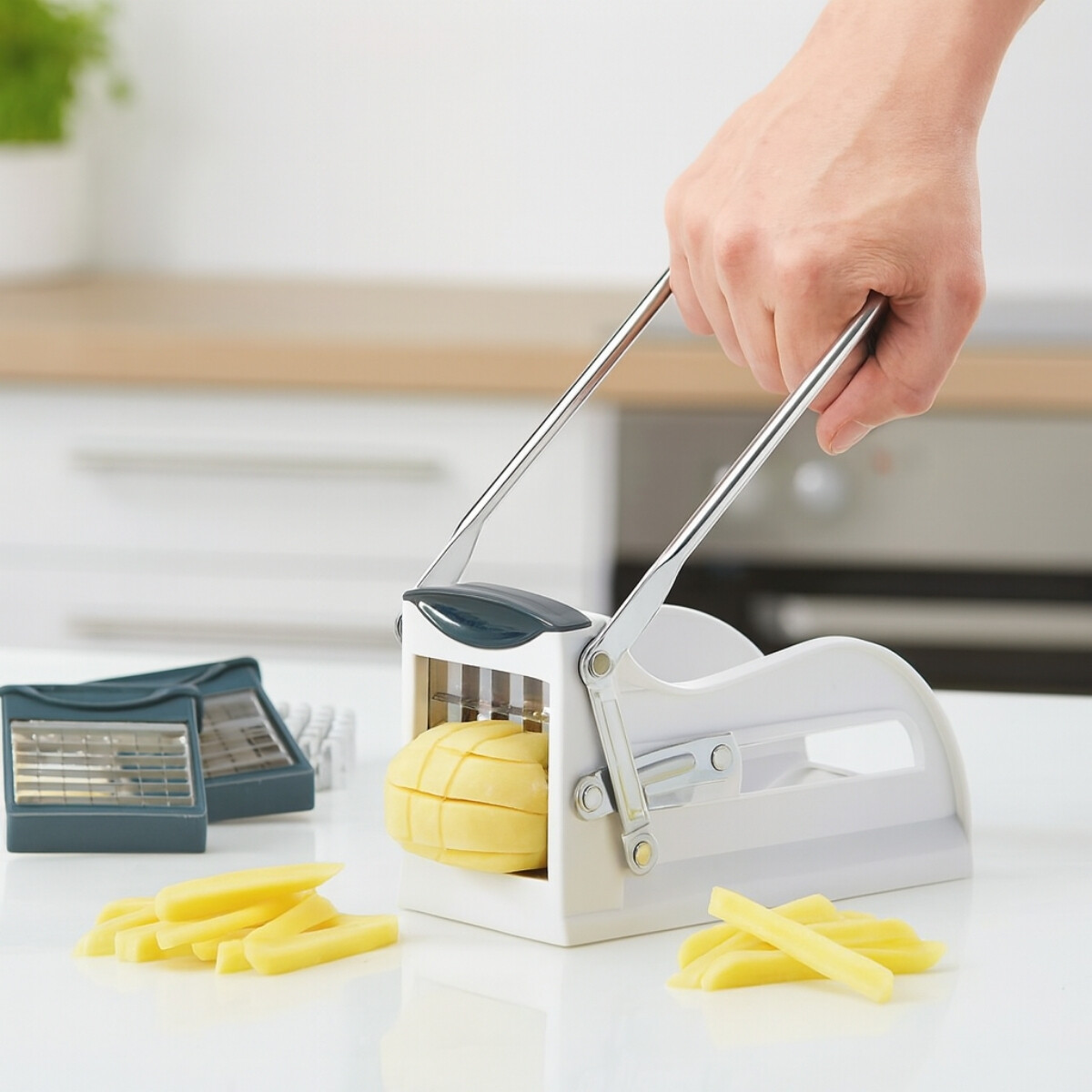 Cortadora de papas fritas y vegetales 