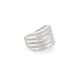 Anillo En Oro 18K, Diamantado. Anillo En Oro 18K, Diamantado.