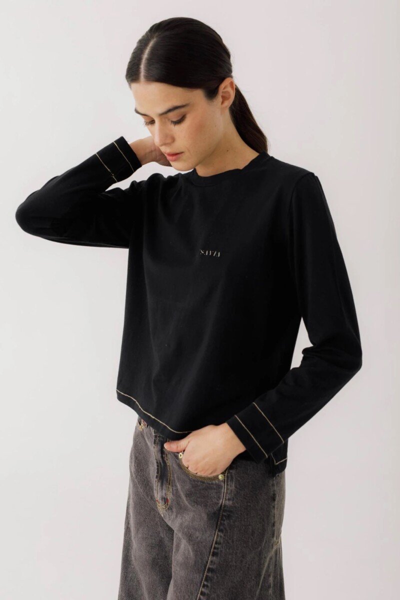 TSHIRT LONGA FW23 - Negro 