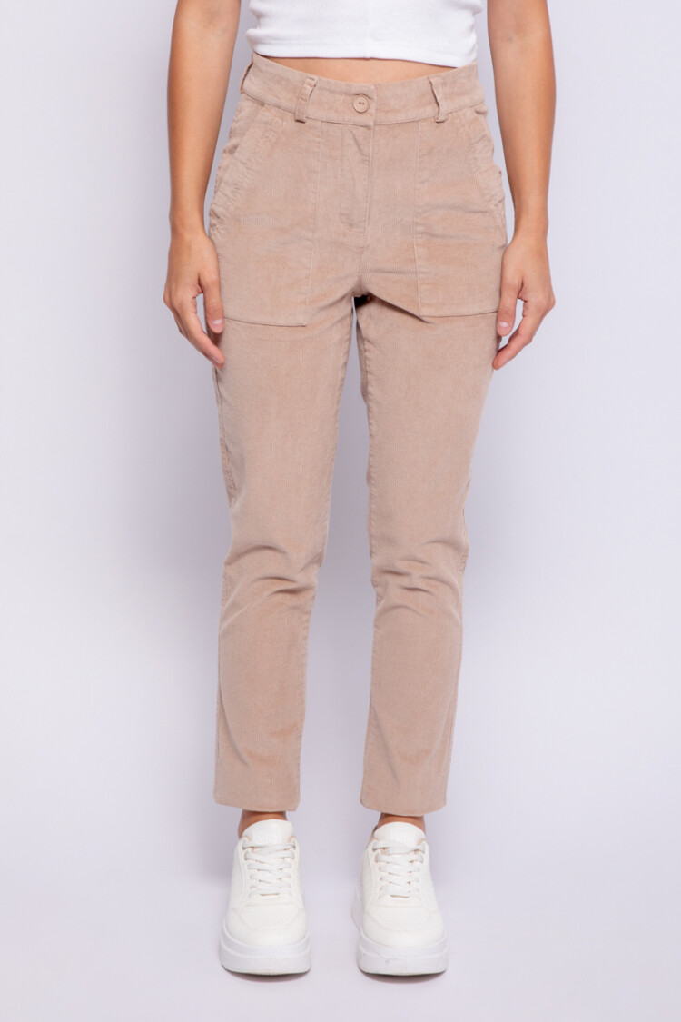 PANTALÓN SHEEN Almendra